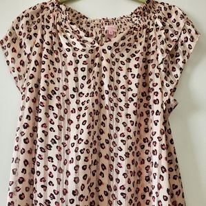 Stella & Dot pink top size M